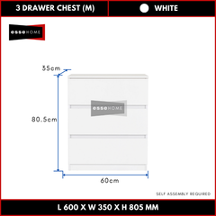 3 Layer Chest Drawer Wide 60cm Height 80cm  — 5