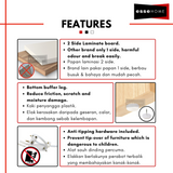 3 Layer Chest Drawer Wide 60cm Height 80cm  — 4
