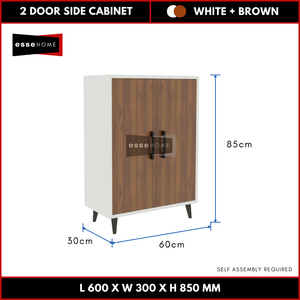 85CM - White + Brown