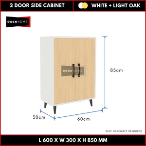 85CM - White + Oak