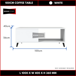 100CM - White