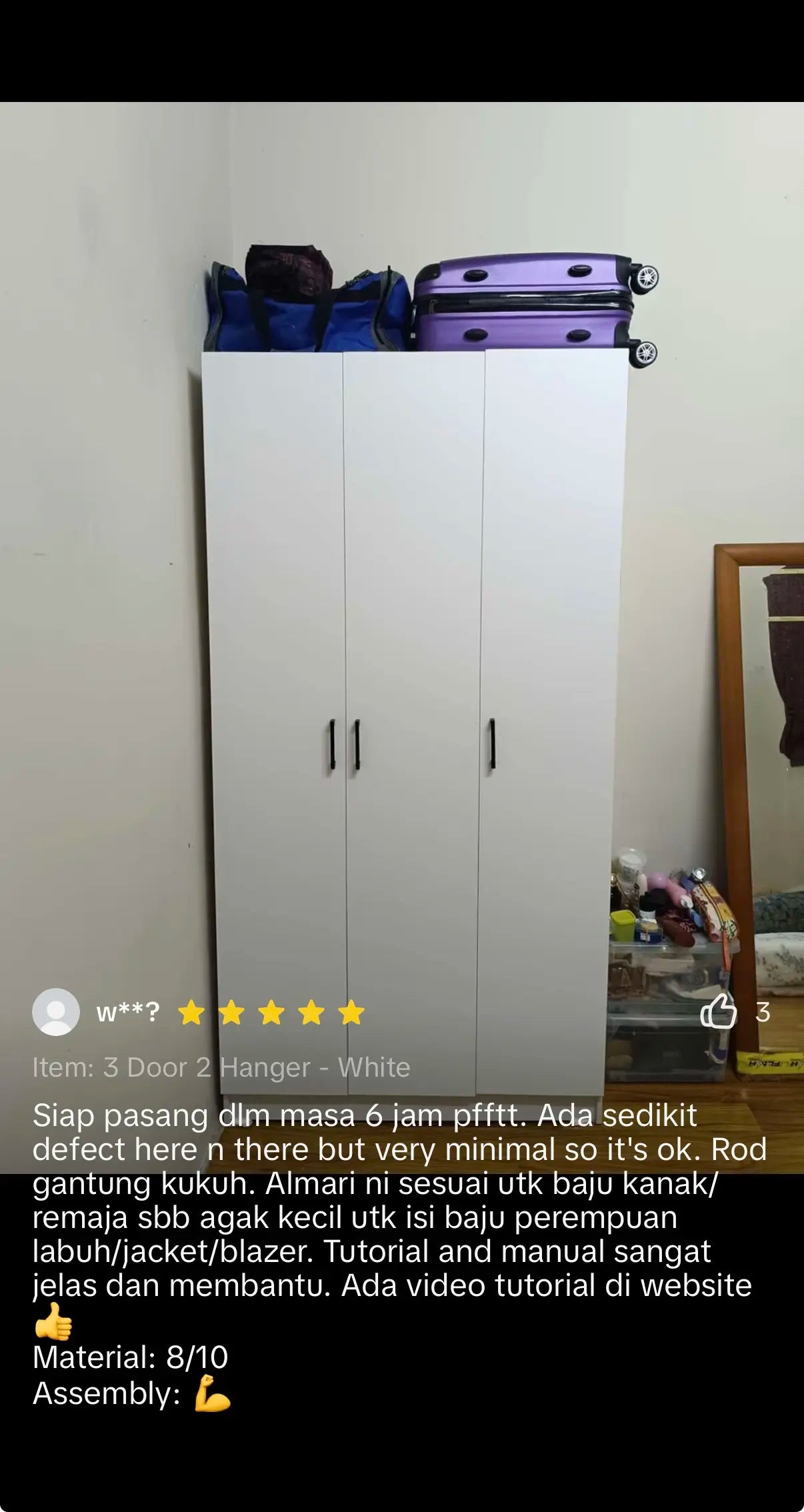 Shopee customer review screenshot 1