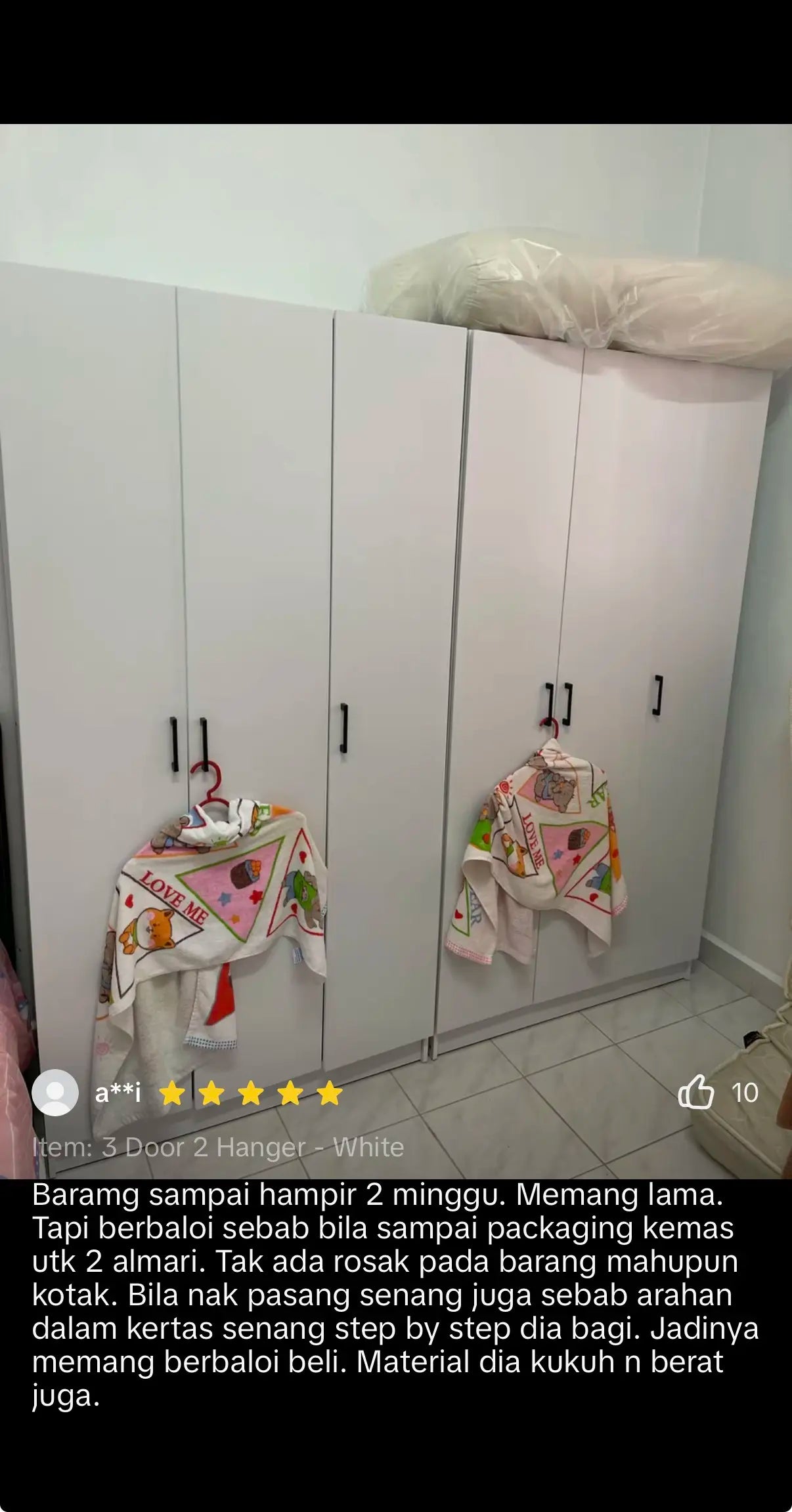 Shopee customer review screenshot 2