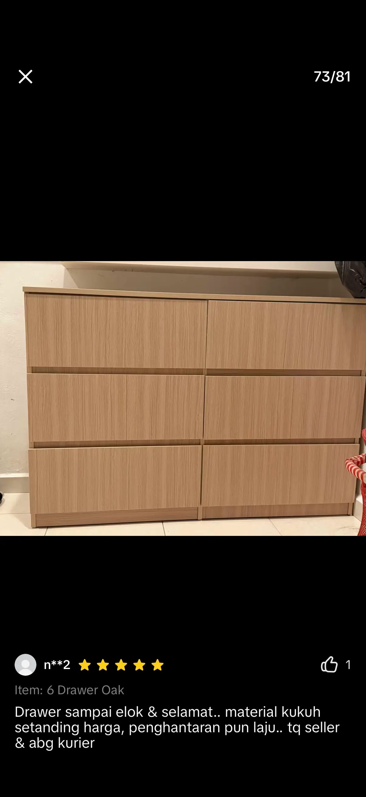 TikTok Shop customer review screenshot 5