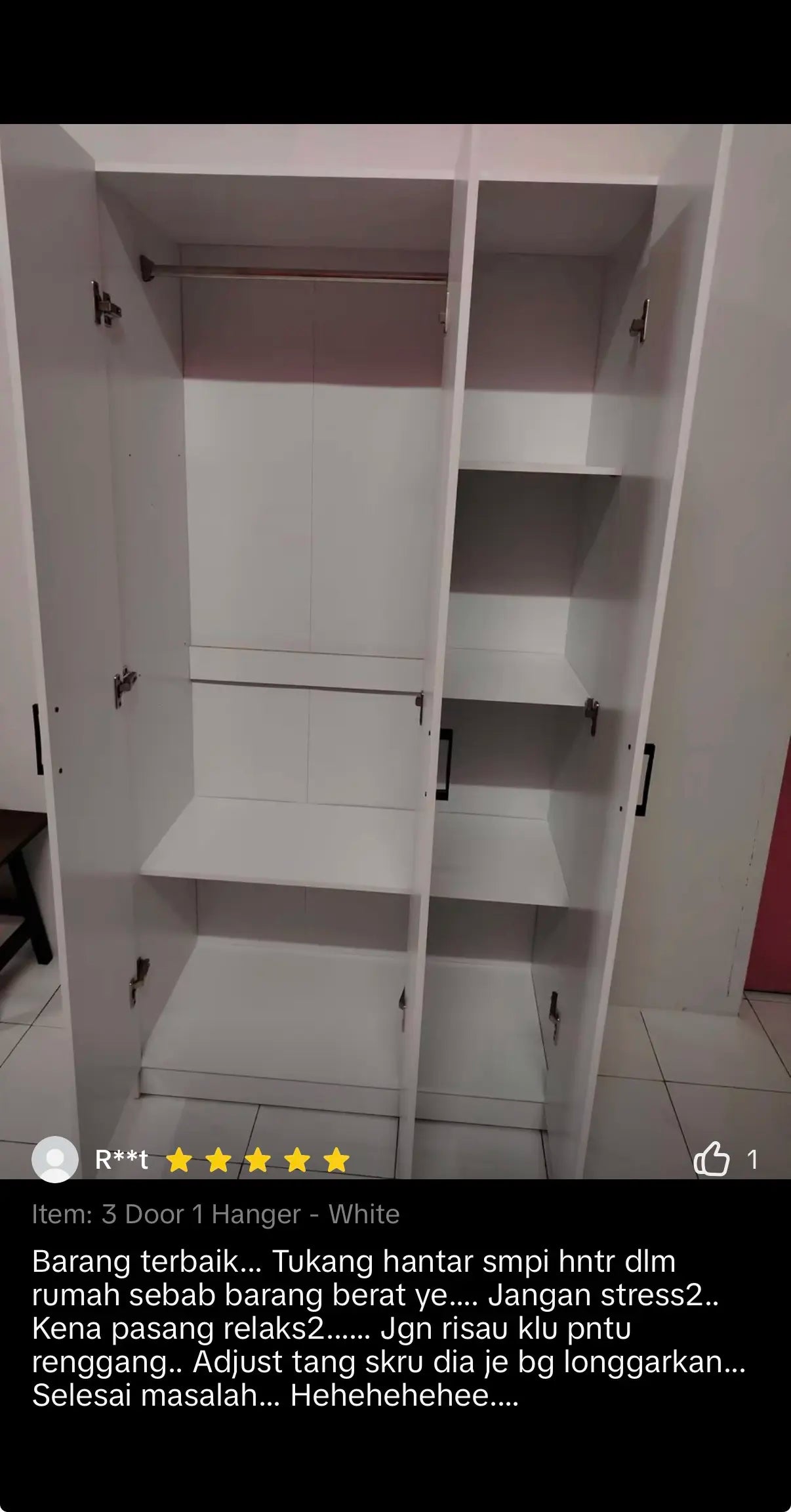 Shopee customer review screenshot 4